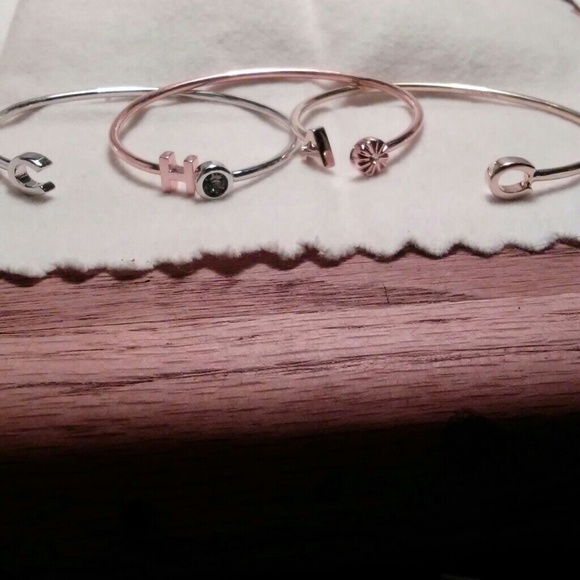Coach bangle bracelet set - Picture 1 of 4